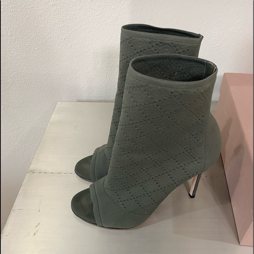 GIANVITO ROSSI peep-toe boots
